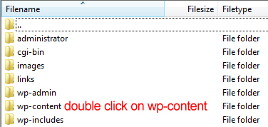 wp_content folder