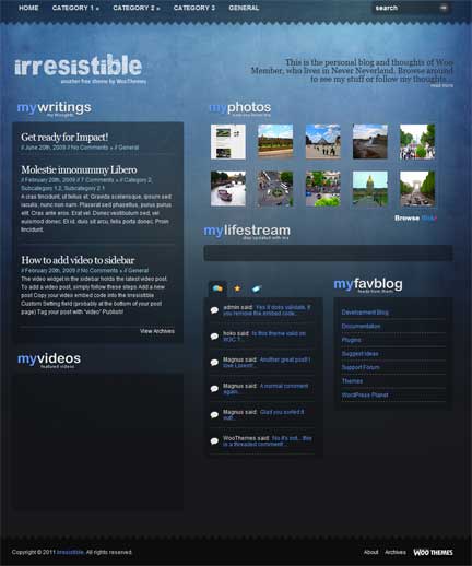 Irrestible by Woo Themes